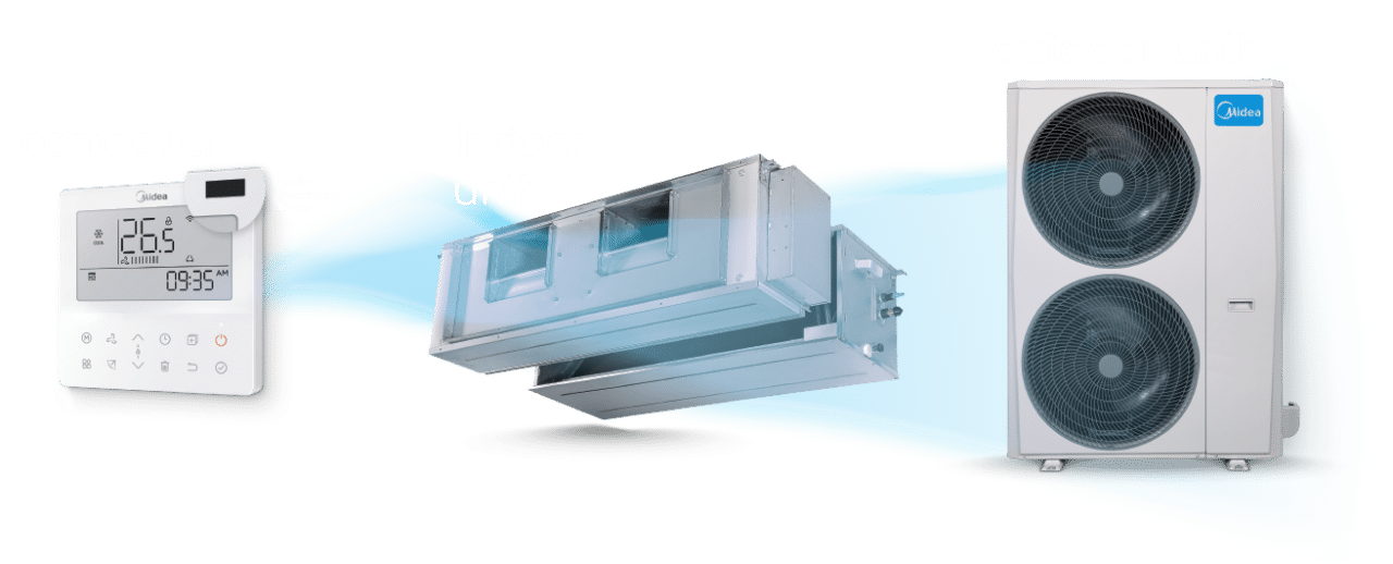 Midea R32 DUCTED SYSTEMS - Indoor, Outdoor Unit