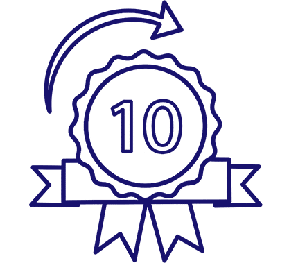 10-Year Money Back Guarantee